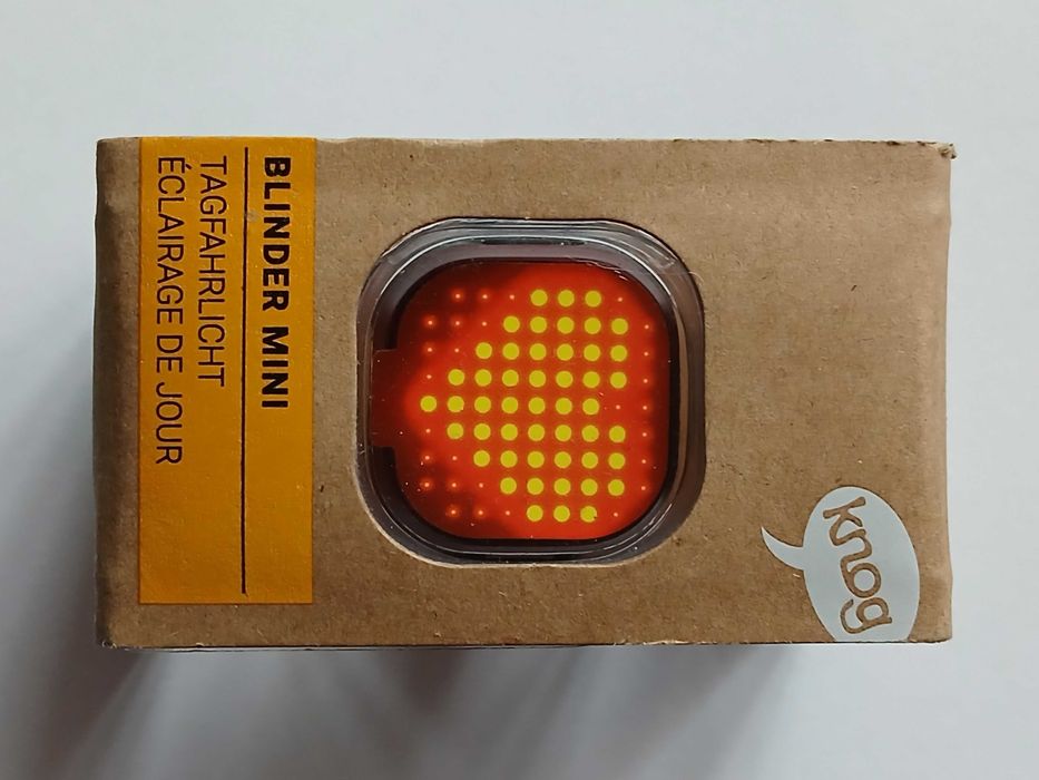 Lampka rowerowa tylna Knog Blinder Mini Love*org*nowa