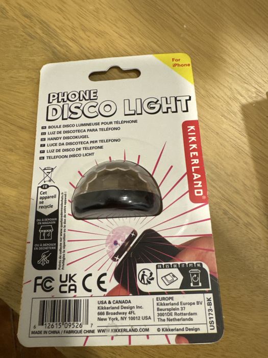 Phone disco light