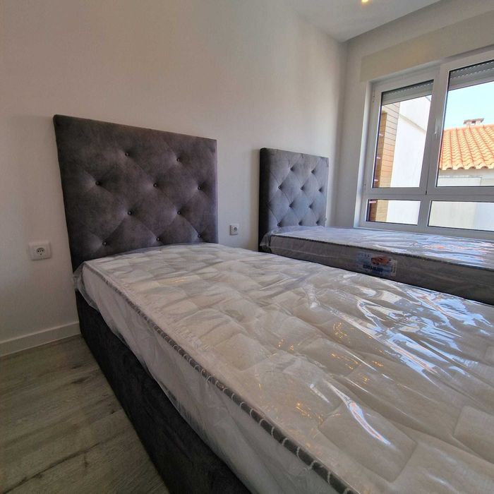 Camas de Solteiro Estofadas de Luxo 199€ - Disponíveis em Várias Cores! 190x90m! topp de Gama Novas Direto Da Fabrica