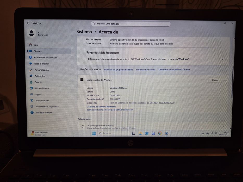 Portátil HP 15-DA0033NP