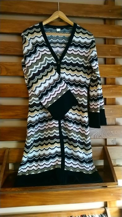 Wełniany płaszczyk-sweter