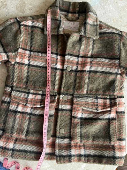 Дитяче пальто на шубці ZARA 4-5 110см