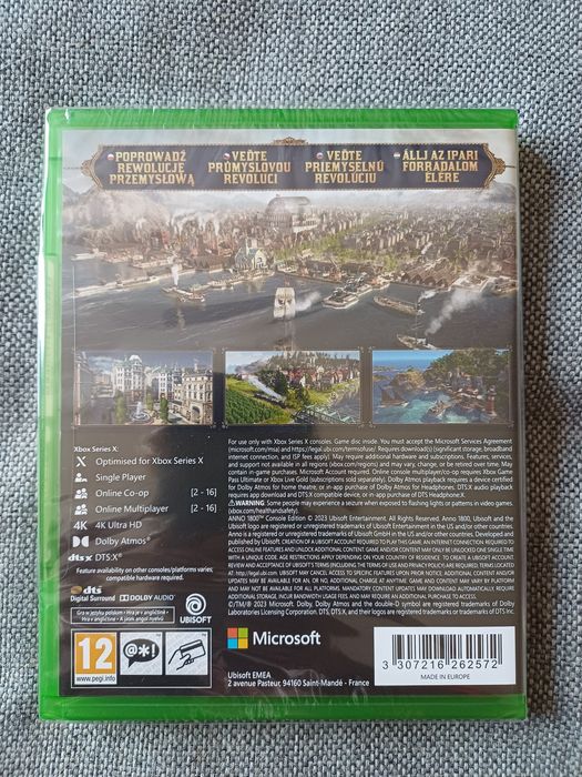 Anno 1800 Console Edition Xbox Series X nowa w folii, polskie napisy, dystrybucja polska