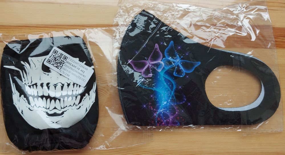 Маска защитная с принтом