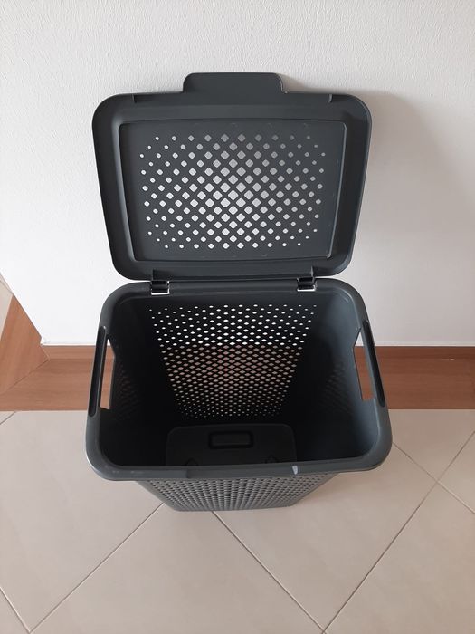 Caixote reciclagem + cesto roupa suja