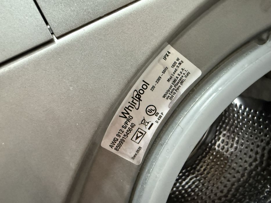 Zestaw pralka i suszarka Whirpool profesional 9 kg