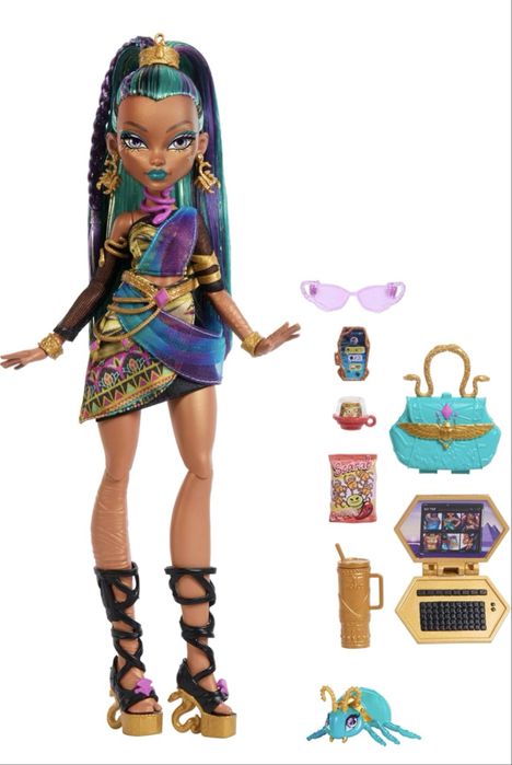Monster High Nefera De Nile Doll, Royal Mummy in Dress