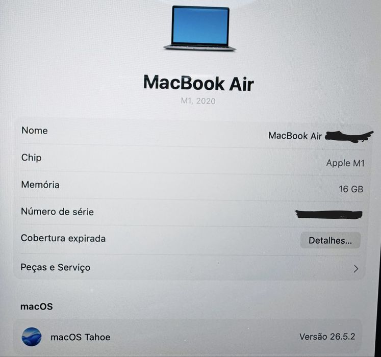 MacBook Air M1 16GB / 512GB SSD