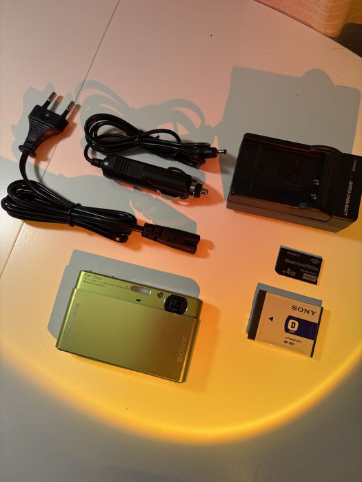 Sony Cyber-shot DSC-T77 Green Mint cyfrówka