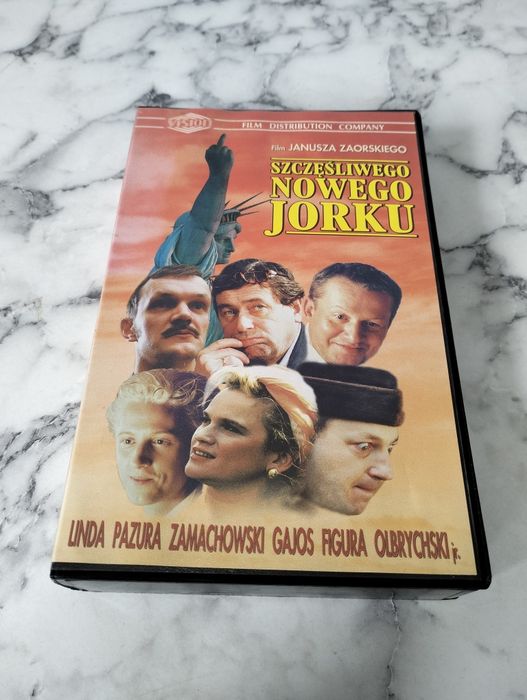 Kaseta vhs szczęśliwego nowego Jorku.