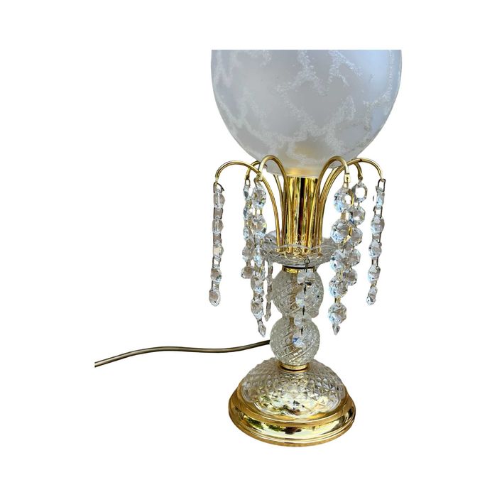 Lampa stołowa, Hollywood Regency, Sölken Leuchten, Niemcy, lata 80.