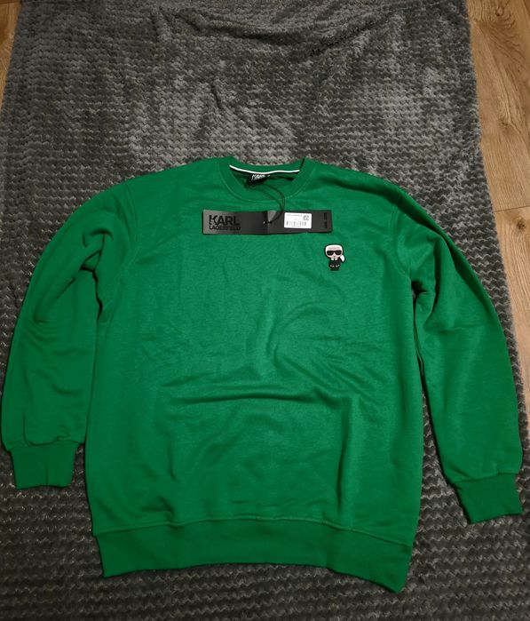 Zielona bluza Karl Lagerfeld