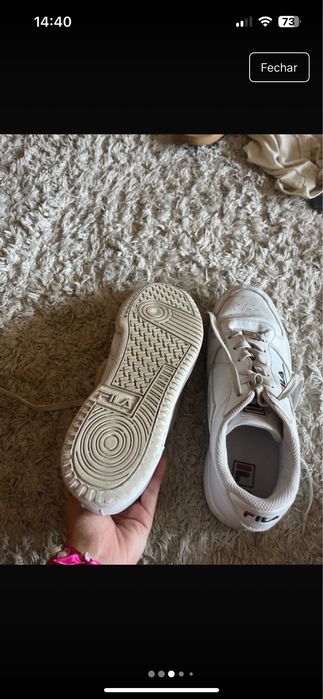 Sapatilhas FILA brancas