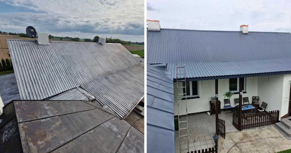 Mycie i malowanie dachów
