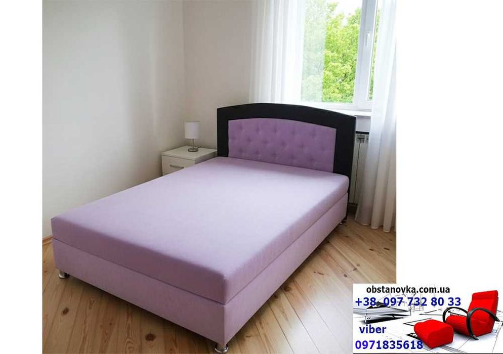 Ліжко диван Адель на підйомному механізмі з матрацом ortop вся Україна