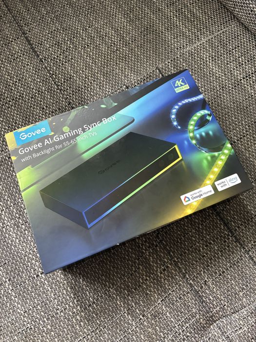 GOVEE H6602 AI GAMING SYNC BOX Zestaw led do tv 55-65 CALI