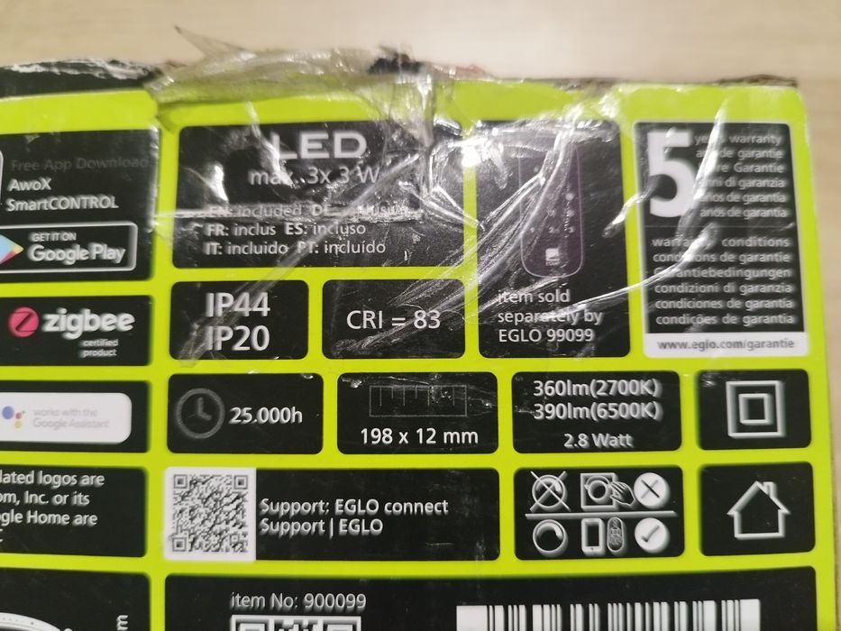 Oczka LED podtynkowe 3 szt. IP44
