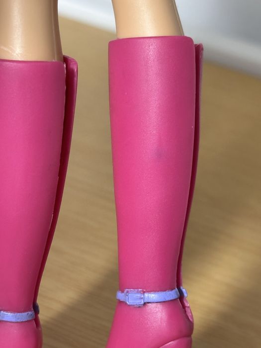 Kozaki różowe dla lalki Barbie