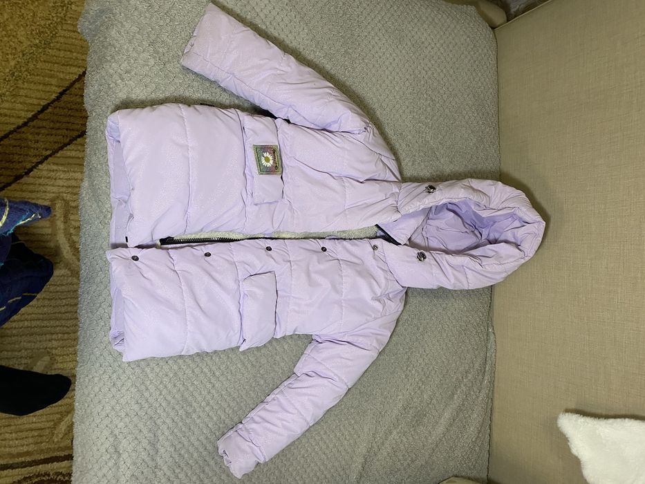 Куртка зимова тепла дівчинка 110