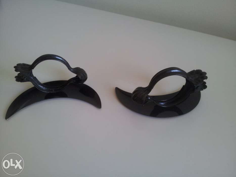 Presilha Braçadeira para Cortinados Lua e Sol - Gato Preto NOVOS