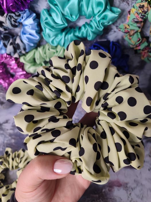 Scrunchie do włosów rozm XL silk
