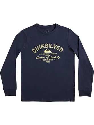 bluzka dla chłopca firmy Quiksilver z długim rękawem niebieska 152/158