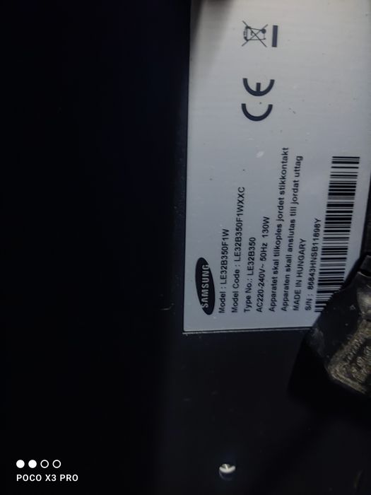 TV Samsung 32" usada em bom estado