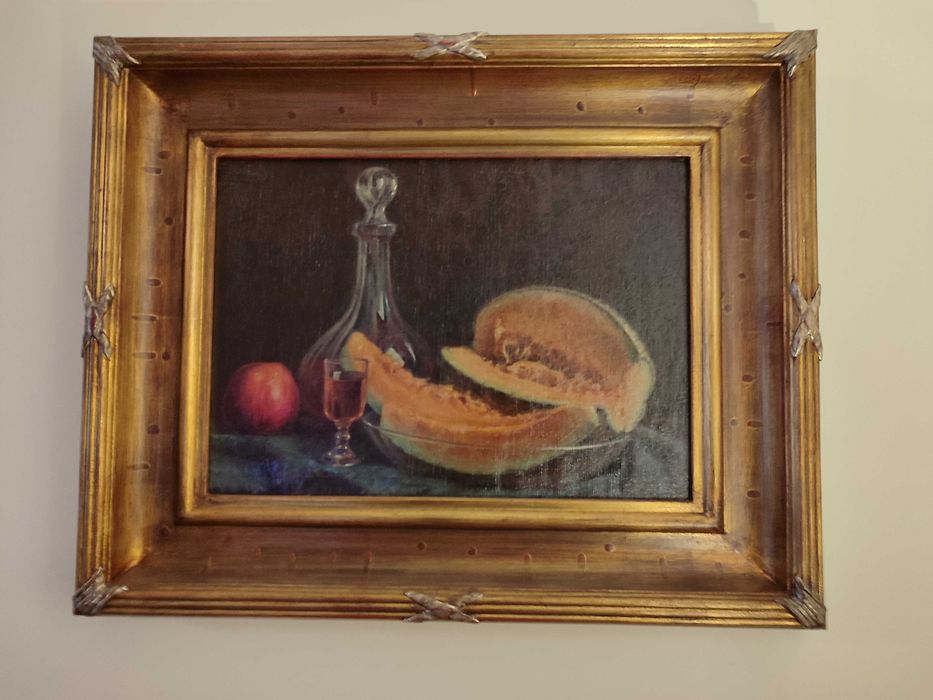 Quadro Pintura a Óleo – Natureza Morta. José de Almeida e Silva
