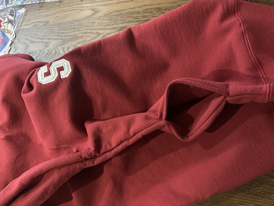 Supreme Shop Flag Half Zip Pullover (Red/Tokyo)
