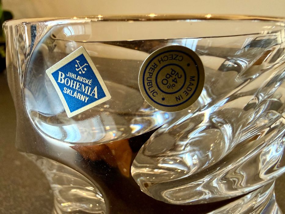 Кришталевий набір Bohemia (Чехія) — графин + 6 склянок, 24% PbO