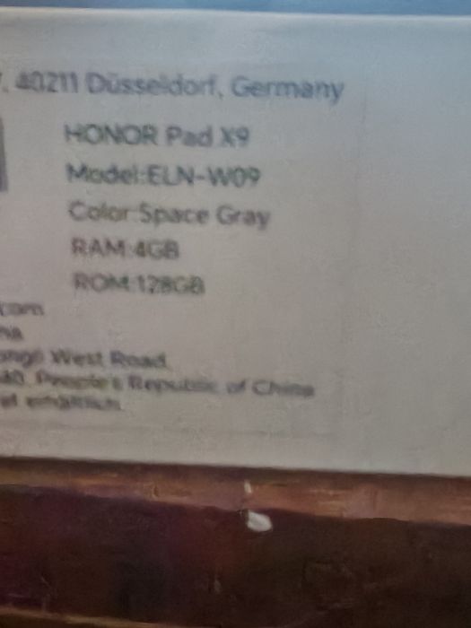Honor Pad X9 Wi-Fi 11,5 polegadas