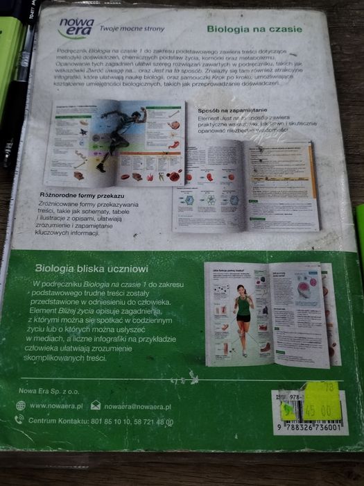 Biologia na czasie 1, podręcznik dla liceum i technikum