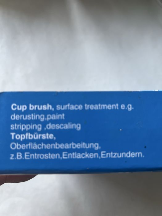 Насадка на триммер- металлическая щетка,  D6