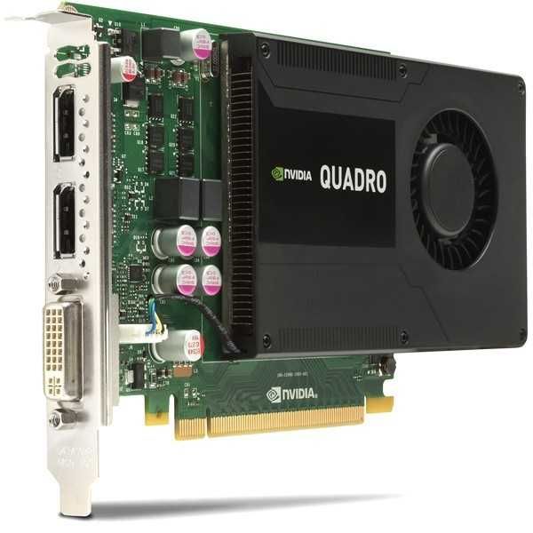 Placa gráfica NVIDIA Quadro K2000 2GB GDDR5 PCIe DP DVI HDCP Funcionar