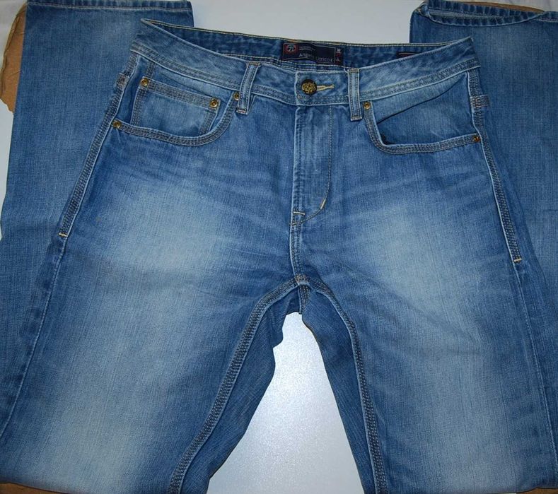 C and A ,A LITRICO W33 L34 pas 82 jeansy męskie proste