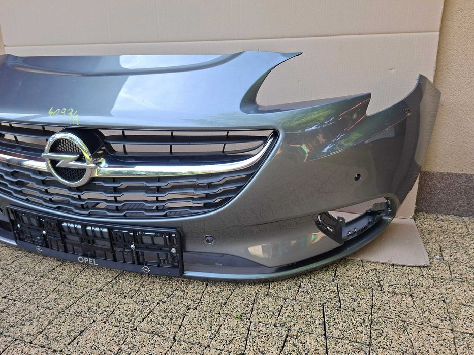 Opel Corsa E  zderzak grill atrapa chrom 4 pdc