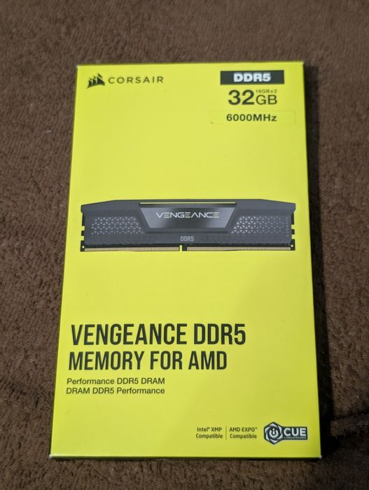 Pamięć RAM Corsair Vengeance DDR5 32GB (2x16GB) 6000MHz CL36