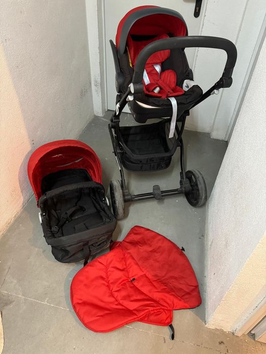 Carrinho bebé Ursitos G16 Duo convertible (ovo-cadeira- alcofa)