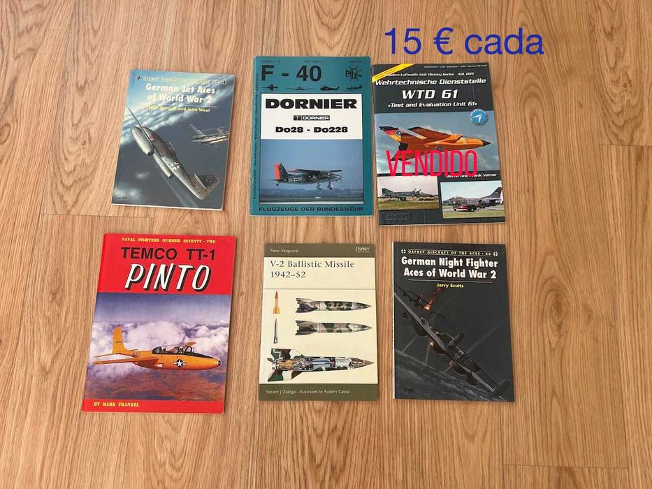 Aviação. Aviões militares. Military Aviation. Livros. Books.