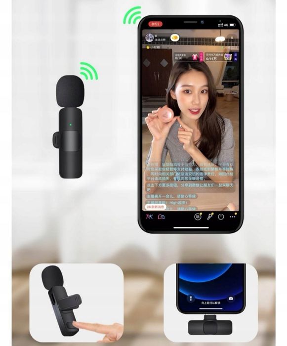 Nowy mikrofon bezprzewodowy Lavalier USB-C – idealny do vlogów