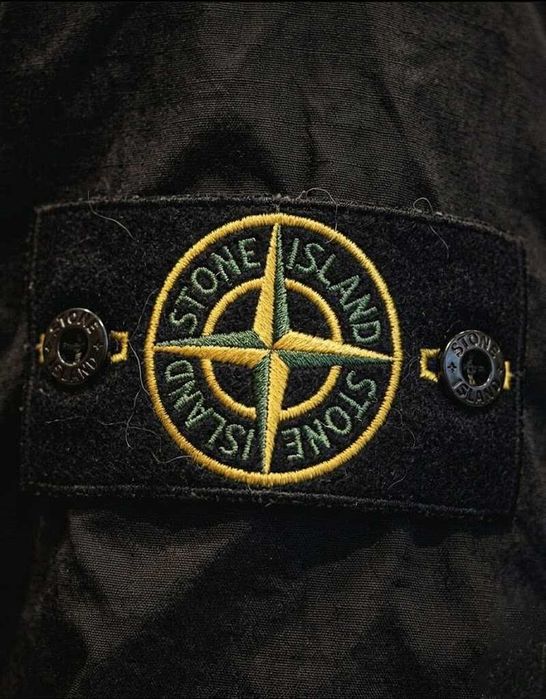 Куртка Stone Island Чорна • Вітровка Стон Айленд • XS-XXL