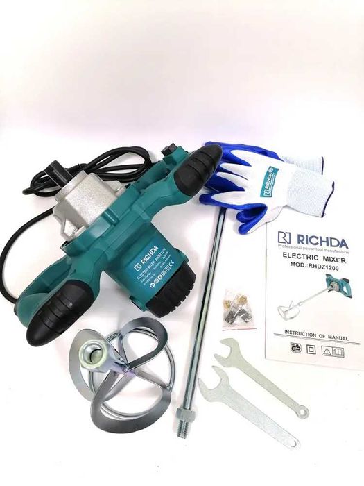 Міксер будівельний RICHDA (2300Вт 1200об рег. обертів) Миксер польша
