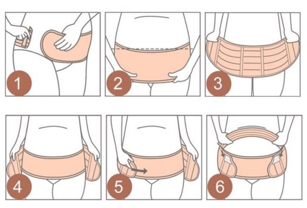 Бандаж для беременных UFT Bandage S эластичный пояс на липучках