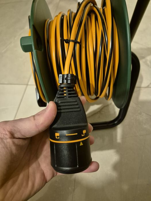 Подовжувач 20м electraline electralock 49245 подовжувач із фіксацією