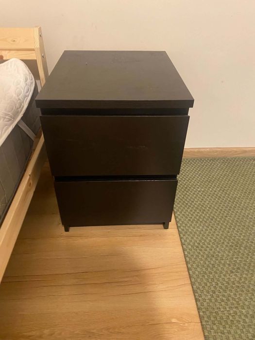 Szafka nocna KULLEN ikea czarna