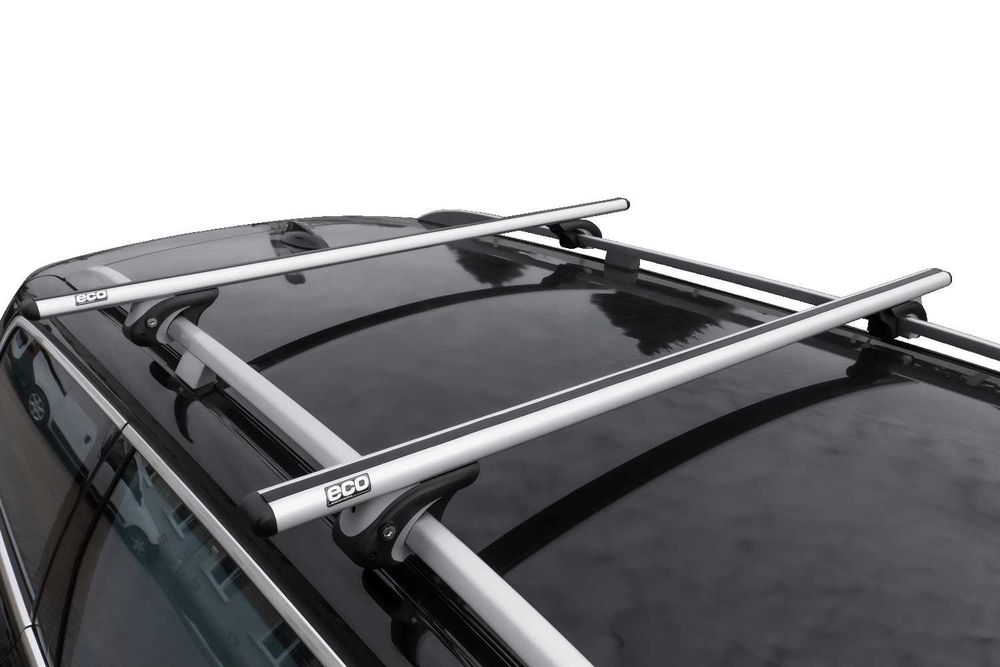 Bagażnik dachowy uniwersalny aluminiowy na relingi Inter Pack Eco Alubase 135 cm