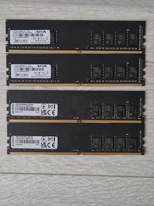пам'ять DDR4 16GB Kit (2x8) 3200MHz GOODRAM \ AFOX. Trade-in