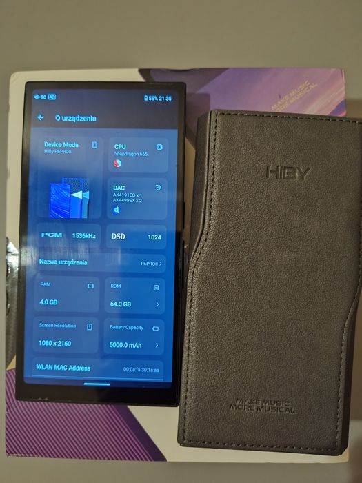 Odtwarzacz DAP HiBy R6 Pro II