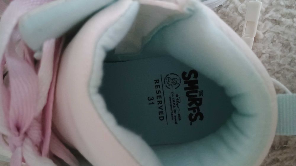 Sneakersy za kostkę ocieplane Smerfy rozmiar 31 Reserved