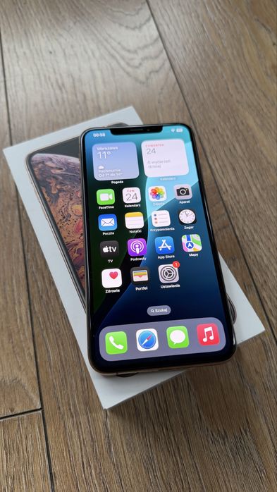 Iphone xs max 256gb zloty idealny